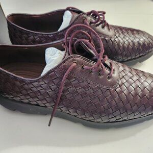 Cole Haan 4.zerogrand Woven Oxford Men's Size 12 Cordovan Leather Shoes